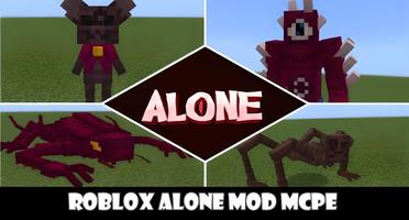 Scary Alone mod for Minecraft Affiche