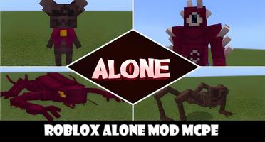 Scary Alone mod for Minecraft Plakat