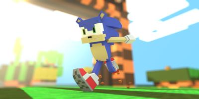 The Hedgehog Sonik Skins Affiche