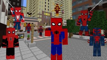 برنامه‌نما SpiderMan for Minecfraft عکس از صفحه