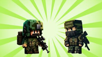 min militia  skins minecraft โปสเตอร์