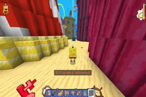 Map SpongeBob Minecraft poster