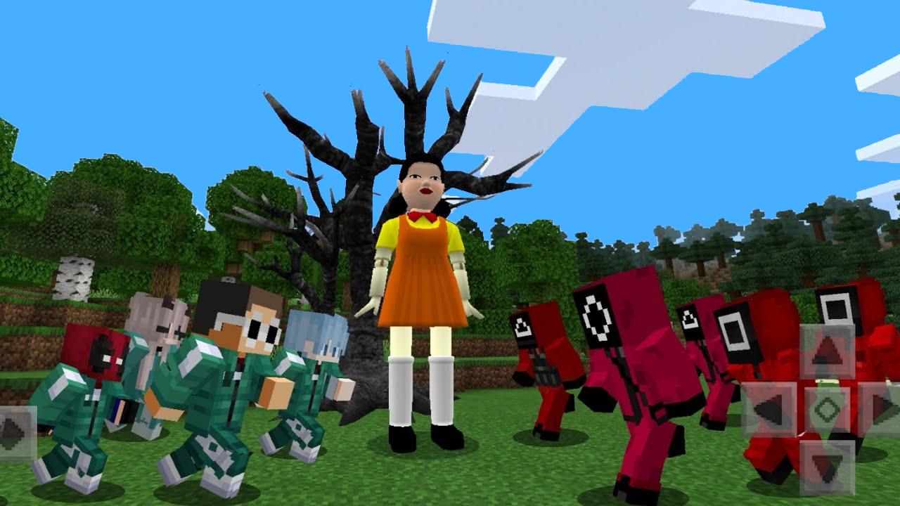 Mod Squid Game For Minecraft Pe Maps Skins Pour Android Telechargez L Apk