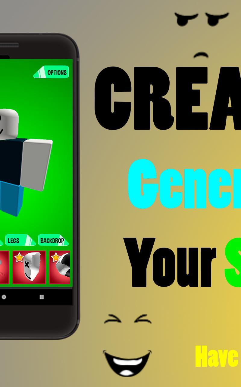 Gratis Generator Skins Para Robux For Android Apk Download - skins para hombres y mujeres de roblox roblox amino en