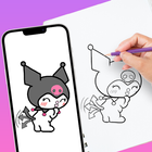 Kuromi AR Drawing Zeichen