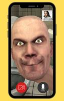 Skibidi toilet Fake call prank imagem de tela 2