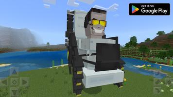 Skibidi Toilet Minecraft Mods โปสเตอร์
