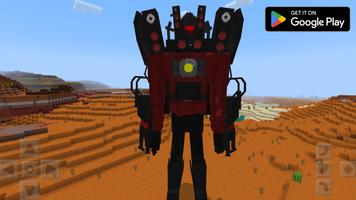 Skibidi Toilet Minecraft Mods ภาพหน้าจอ 2