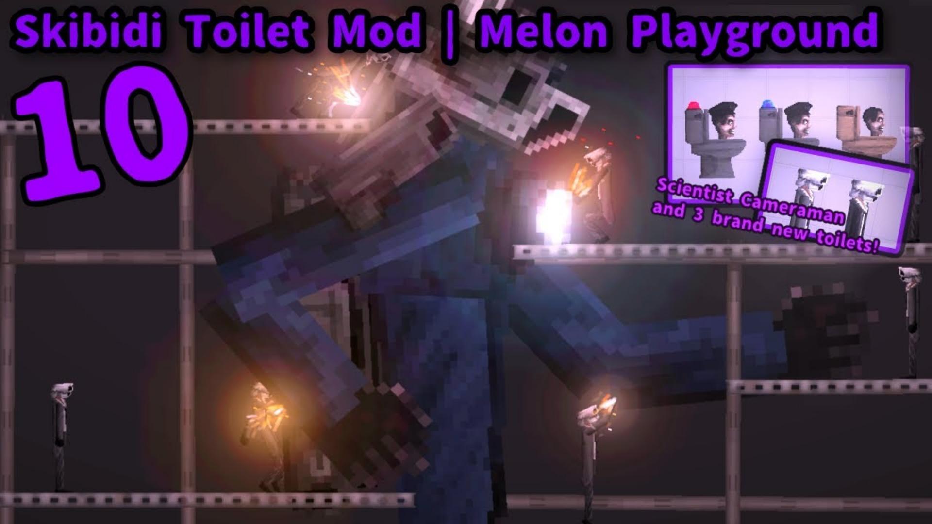 Scientist skibidi toilet melon playground