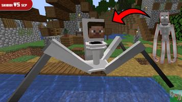 Skibidi Toilet VS SCP Mod MCPE تصوير الشاشة 2