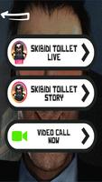 Skibidi Toilet fake call Plakat