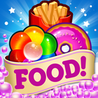 Fast Food Match 3 Game Offline أيقونة