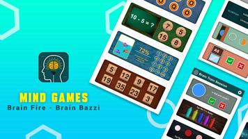 Brain Fire - Brain Bazzi Mind Plakat