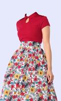 Women Skirt Fashion Suit plakat