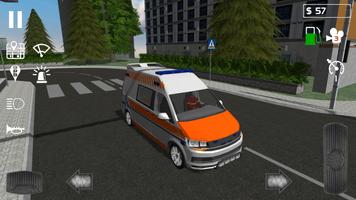 Emergency Ambulance Simulator پوسٹر