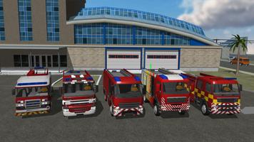 Fire Engine Simulator पोस्टर