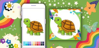 Offline Coloring Book: Turtles capture d'écran 3