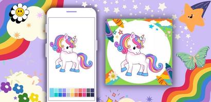 Offline Coloring Book: Unicorn capture d'écran 3