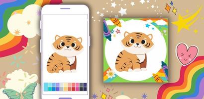 Coloring Book: Dot Marker App اسکرین شاٹ 3