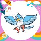 Off Coloring Bird Dot Marker icono
