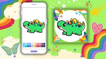 Offline Coloring Book Dinosaur 스크린샷 2