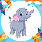 Offline Coloring Book Elephant icon
