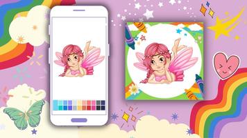 Off Coloring Book: Fairy Girl পোস্টার