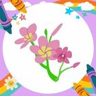 Off Coloring Book Fresh Flower আইকন
