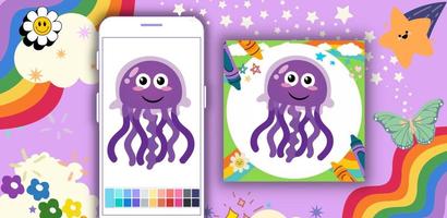 Off Coloring Book: Jellyfish syot layar 1