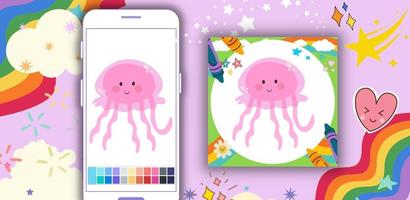 Off Coloring Book: Jellyfish syot layar 3