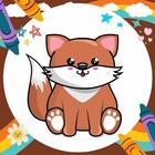 Offline Coloring Kawaii Animal 图标