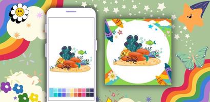 Off Coloring Book Sea Creature captura de pantalla 3