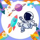 Offline Coloring Book: Space ไอคอน