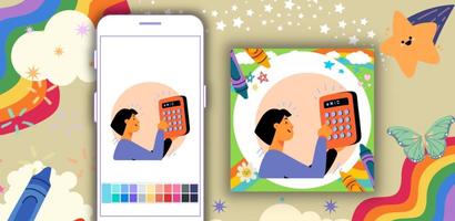 Coloring Book: Accountant captura de pantalla 1