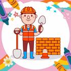 Coloring Book: Builder Offline আইকন