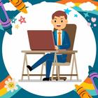 Coloring Book: Businessman ícone