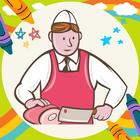 Coloring Book: Butcher Offline ikona