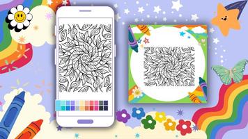 Coloring Book: BG Mandala পোস্টার