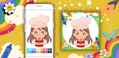 Coloring Book: Baker Offline Screenshot 3