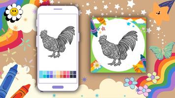 Coloring Book: Chicken Mandala penulis hantaran