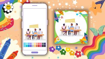 Coloring Book: Colleges Cartaz