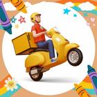 Coloring Book: Courier Offline icon