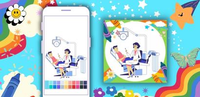 Coloring Book: Dental Hospital Ekran Görüntüsü 3