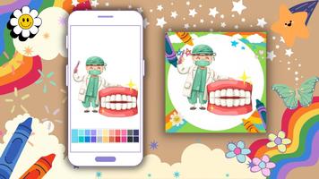 Coloring Book: Dentist Offline Poster