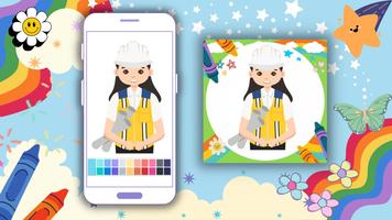 Coloring Book: Engineer App পোস্টার