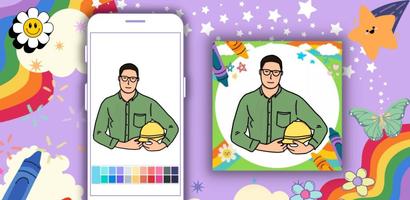 Coloring Book: Factory Worker screenshot 3