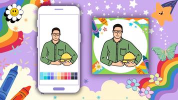 Coloring Book: Factory Worker poster
