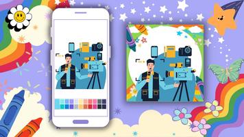 Coloring Book: Journalist App poster