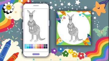 Coloring Book Kangaroo Mandala Screenshot 3