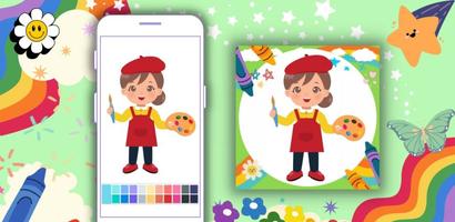 Coloring Book: Painter Offline screenshot 3